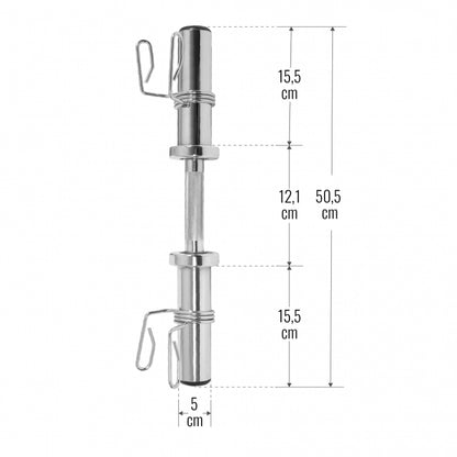 Gorilla Sports Olympische dumbellstang - 50 mm