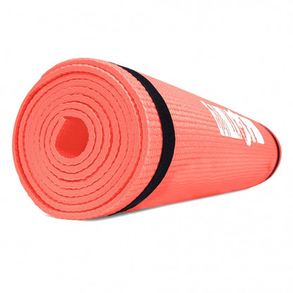 Gorilla Sports PVC Yogamat (180 x 60 x 0,5 cm) Koraalrood