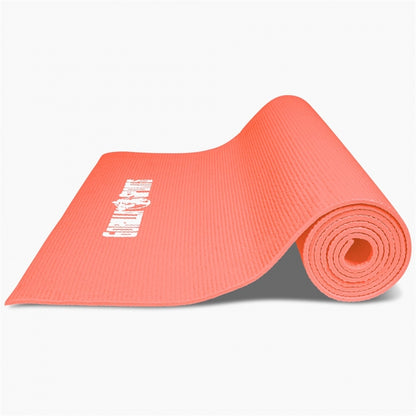 Gorilla Sports PVC Yogamat (180 x 60 x 0,5 cm) Koraalrood