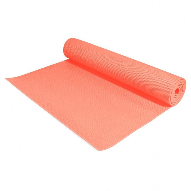 Gorilla Sports PVC Yogamat (180 x 60 x 0,5 cm) Koraalrood