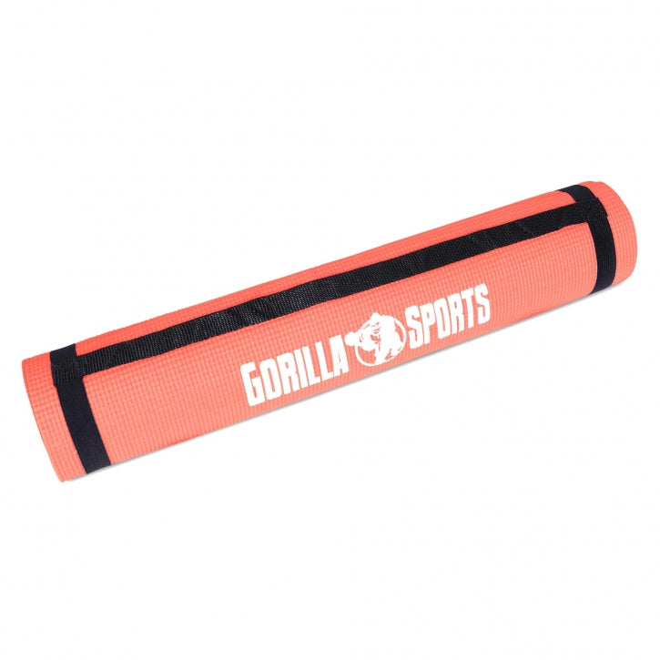 Gorilla Sports PVC Yogamat (180 x 60 x 0,5 cm) Koraalrood