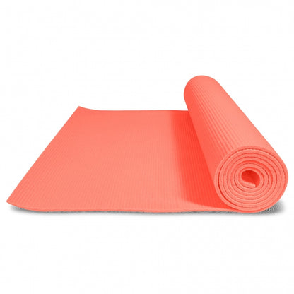 Gorilla Sports PVC Yogamat (180 x 60 x 0,5 cm) Koraalrood