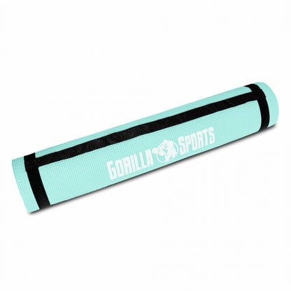 Gorilla Sports PVC Yogamat (180 x 60 x 0,5 cm) Lichtblauw