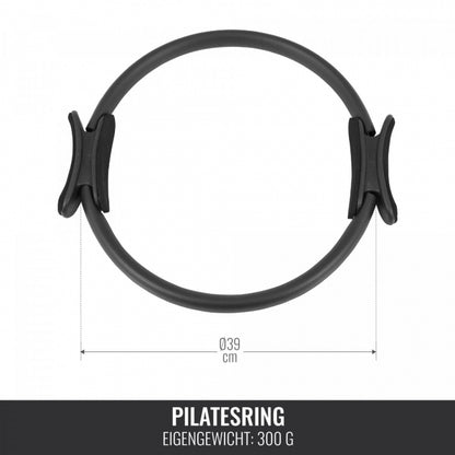 Pilates ring zwart 39 cm Gorilla Sports