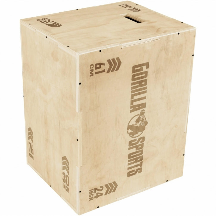 Gorilla Sports Plyobox Hout 60 x 50,5 x 75,5 cm