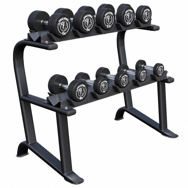 Professionele Dumbell Standaard incl. 90 kg Gorilla Sports dumbellset Gorilla Sports