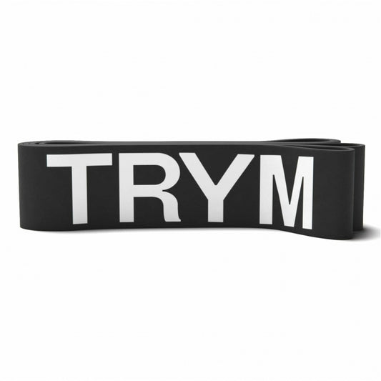 Gorilla Sports TRYM Weerstandsband Zwart 64 mm