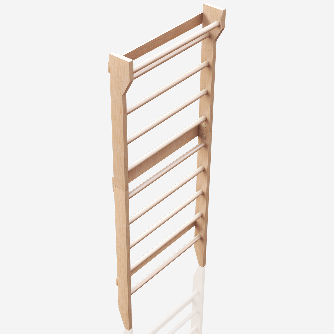 Structure d'escalade d'intérieur en bois Physionics