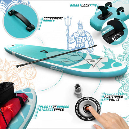 Planche de SUP Physionics 305 cm Ensemble complet Vert menthe