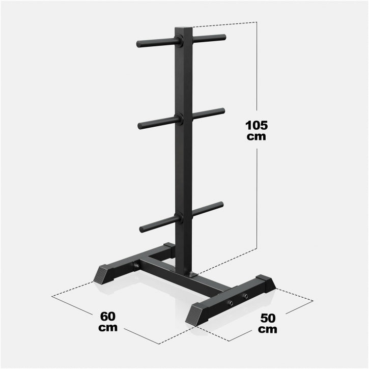 Gorilla Sports Schijvenstandaard Zwart 30/31 mm