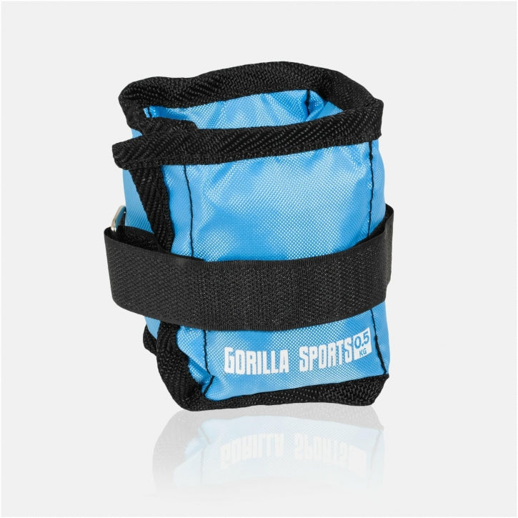 Gorilla Sports Set enkel- of polsgewichten 1 kg - 2 x 0,5 kg