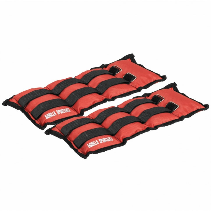 Gorilla Sports Set enkel- of polsgewichten 3 kg (2 x 1,5 kg)