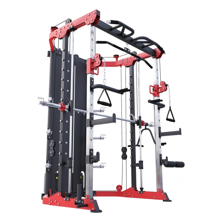 Smith Multistation Power Rack met gewichten Gorilla Sports