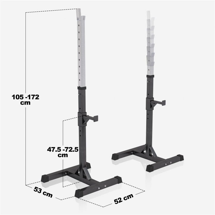 Squat- en Bankdruksteunen Gorilla Sports