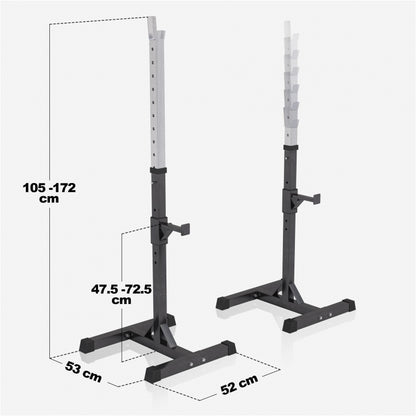 Squat- en Bankdruksteunen Gorilla Sports