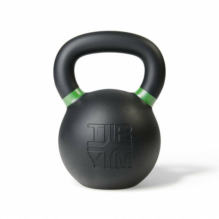 Gorilla Sports TRYM Kettlebell gietijzer zwart 24 kg