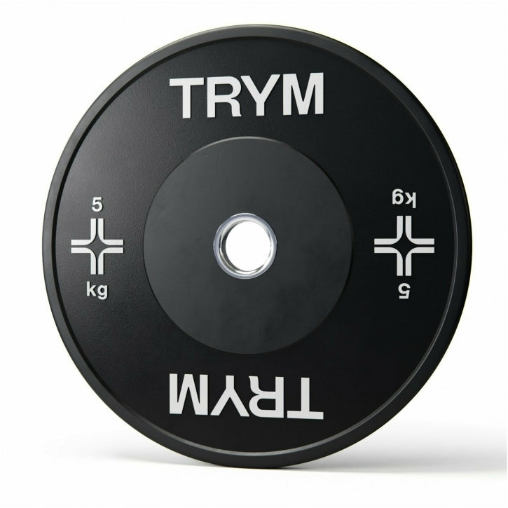 TRYM Bumperplate set 150 kg - Zwart - 50 mm Gorilla Sports