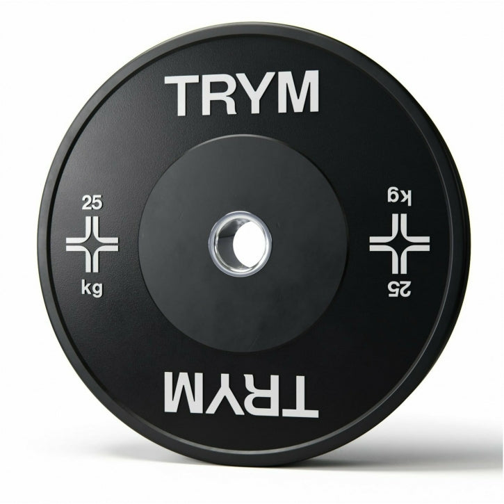 TRYM Bumperplate set 150 kg - Zwart - 50 mm Gorilla Sports