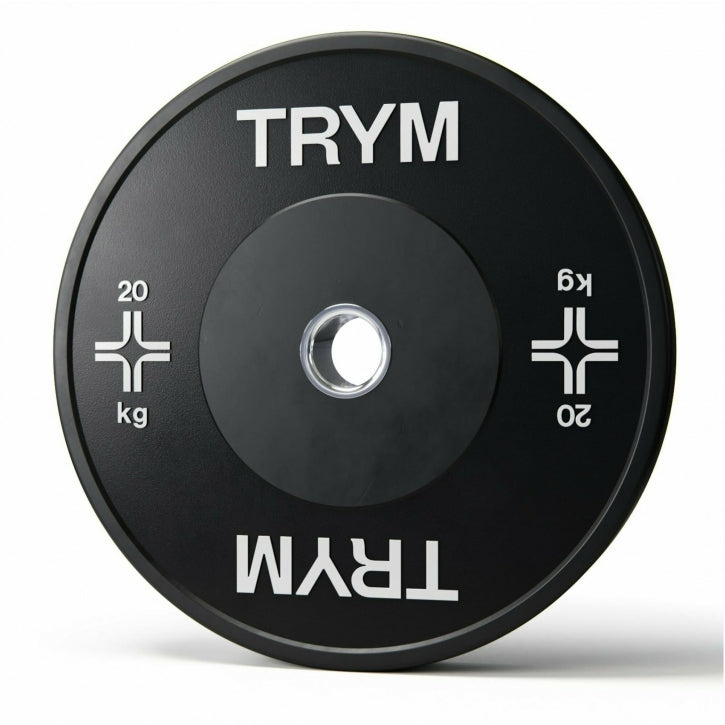 TRYM Bumperplate set 150 kg - Zwart - 50 mm Gorilla Sports