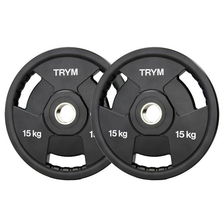 TRYM Olympische halterschijven set 2 x 15 kg - 50 mm Gorilla Sports