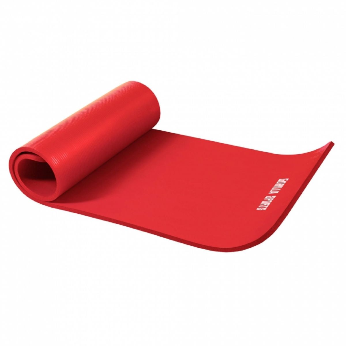 TWEEDE KANS Rood - Yogamat Deluxe 190 x 100 x 1,5 cm Gorilla Sports