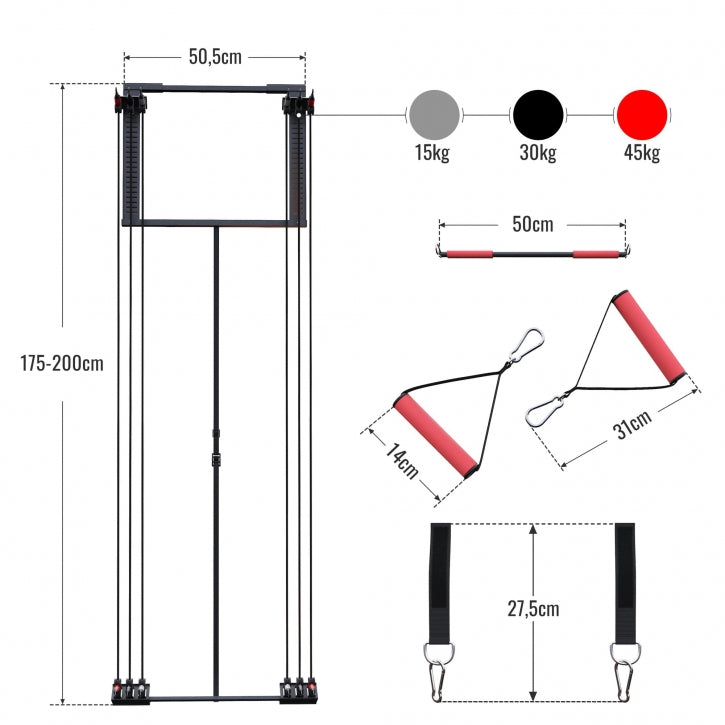 Tower 2000 Slingtrainer Deurbevestiging Gorilla Sports