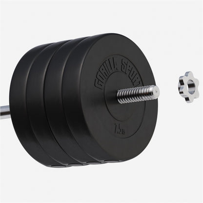 Voordeelbundel 30 kg (4 x 7,5 kg) halterschijven Kunststof - 30/31 mm Gorilla Sports