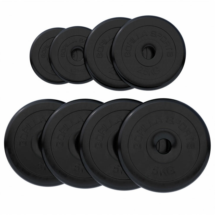 Voordeelbundel Halterschijven Rubber 27,5 kg Gorilla Sports