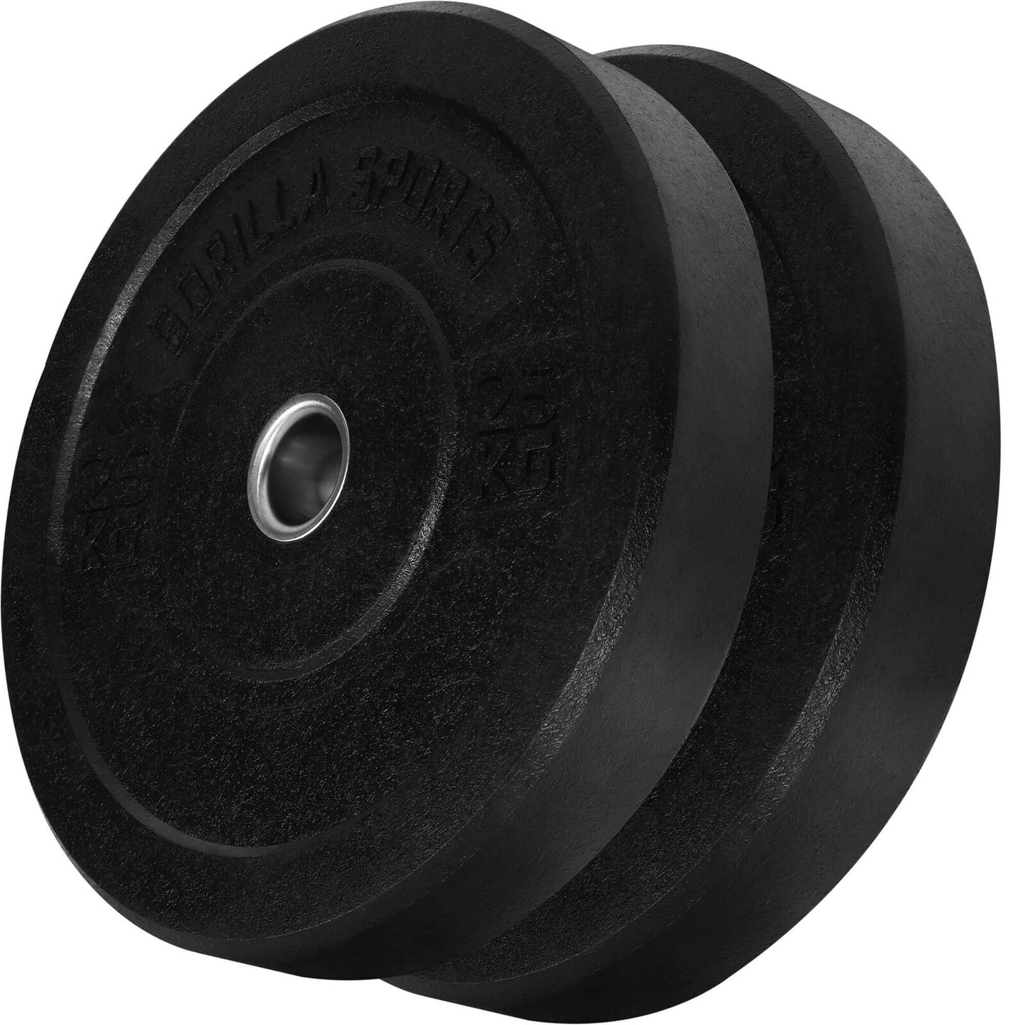 Voordeelset 50 kg (2 x 25 kg) Bumper Plates - 50 mm Gorilla Sports