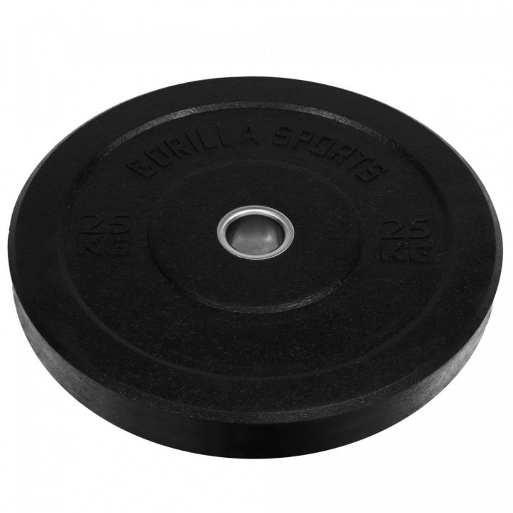 Voordeelset 50 kg (2 x 25 kg) Bumper Plates - 50 mm Gorilla Sports