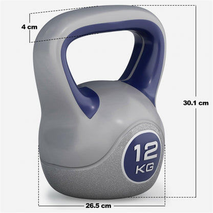 Voordeelset Kettlebells 12 en 16 kg Kunststof Trendy Gorilla Sports