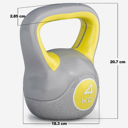 Voordeelset Kettlebells 2, 4 en 6 kg Kunststof Trendy Gorilla Sports