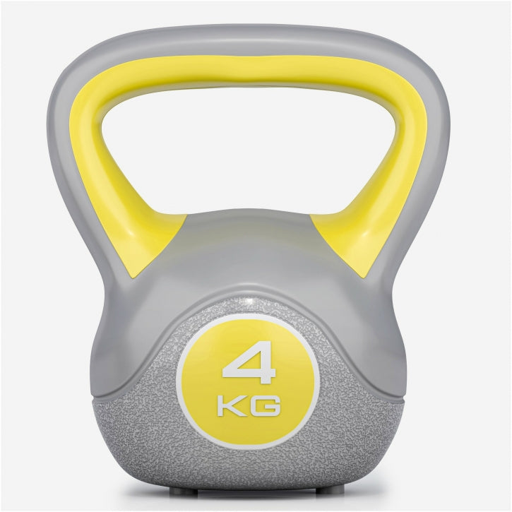 Voordeelset Kettlebells 2 x 4 kg Kunststof Trendy Gorilla Sports