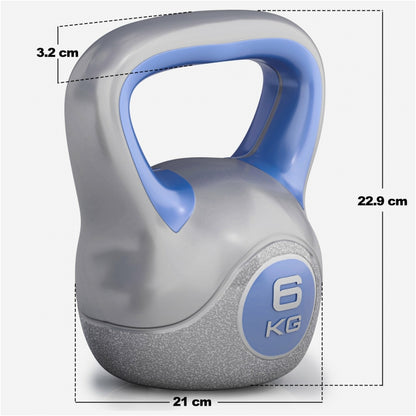 Voordeelset Kettlebells 3, 6 en 8 kg Kunststof Trendy Gorilla Sports