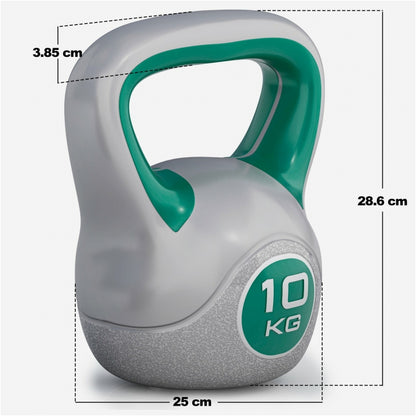 Voordeelset Kettlebells 8, 10 en 12 kg Kunststof Trendy Gorilla Sports