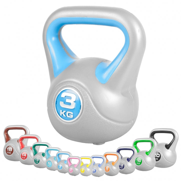 Voordeelset kettlebells 113 kg met standaard Gorilla Sports