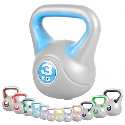 Voordeelset kettlebells 113 kg met standaard Gorilla Sports