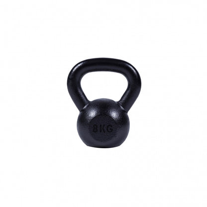 Voordeelset kettlebells 4, 8 en 12 kg gietijzer zwart Gorilla Sports