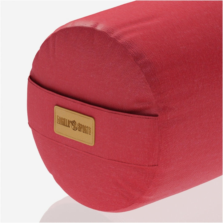 Yoga Bolster Rood Gorilla Sports