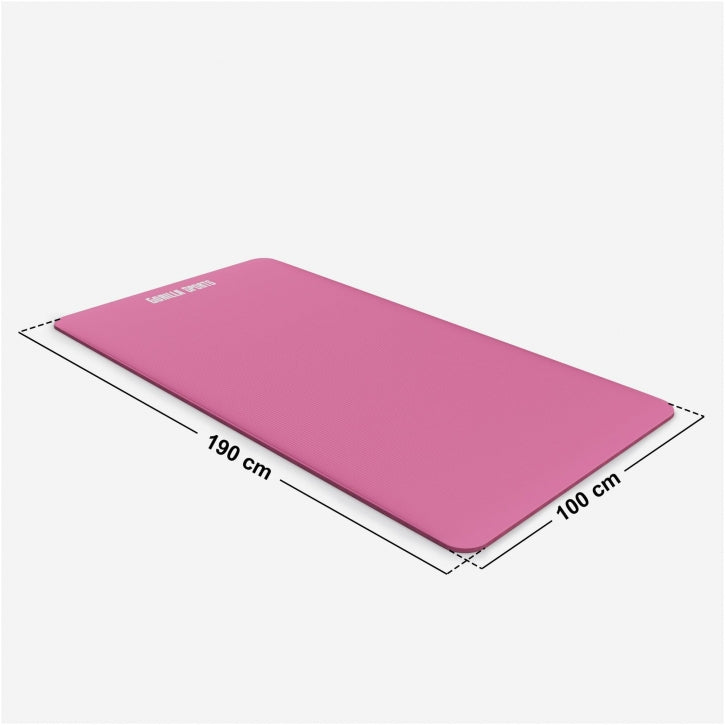 Gorilla Sports Yogamat Deluxe 190 x 100 x 1,5 cm Fuchsia