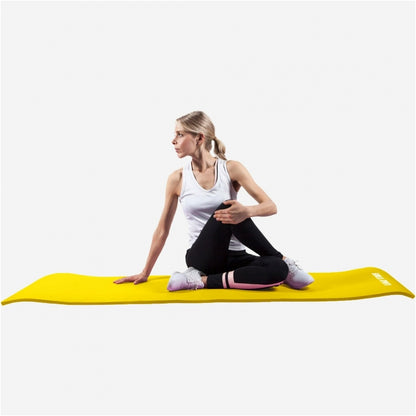 Gorilla Sports Yogamat Deluxe 190 x 100 x 1,5 cm Geel