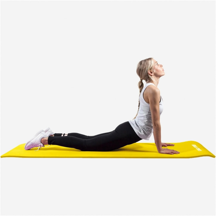 Gorilla Sports Yogamat Deluxe 190 x 100 x 1,5 cm Geel