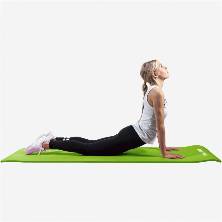 Gorilla Sports Yogamat Deluxe 190 x 100 x 1,5 cm Lime groen