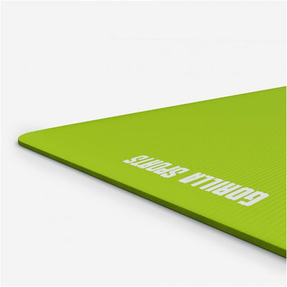 Gorilla Sports Yogamat Deluxe 190 x 100 x 1,5 cm Lime groen