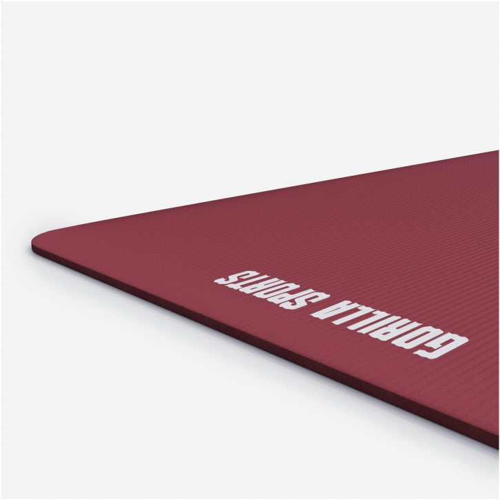 Gorilla Sports Yogamat Deluxe 190 x 100 x 1,5 cm Robijn