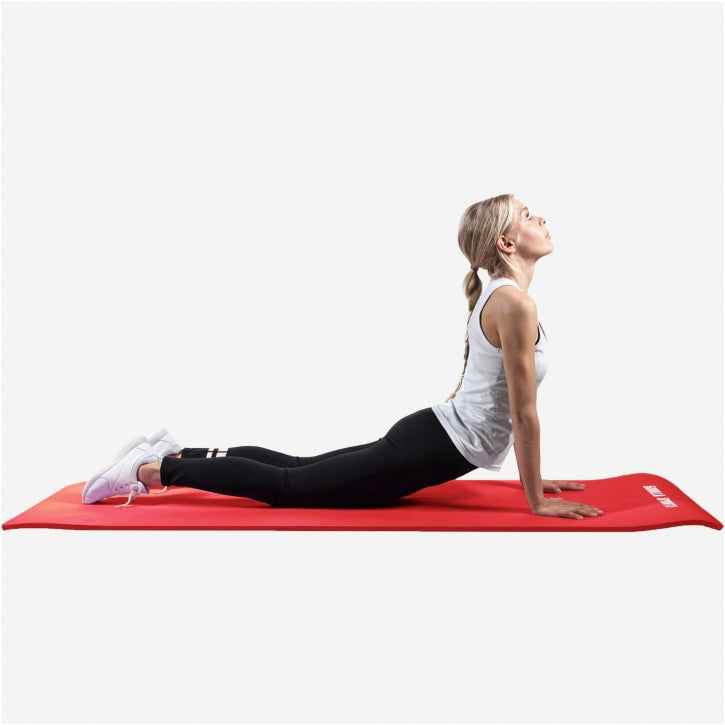 Gorilla Sports Yogamat Deluxe 190 x 100 x 1,5 cm Rood