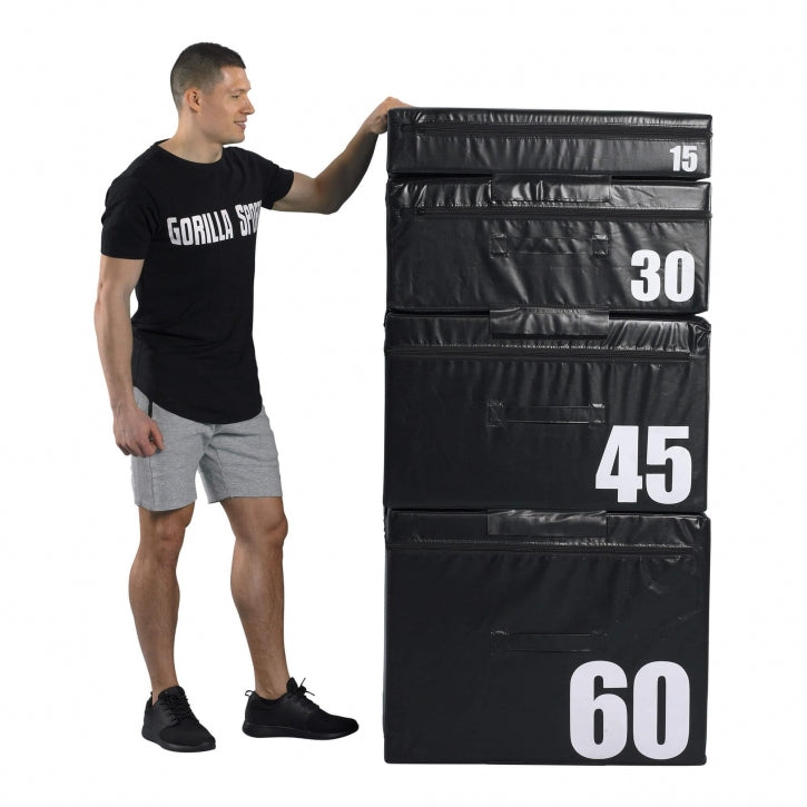 Zachte plyobox set 15, 30, 45 en 60 cm Gorilla Sports