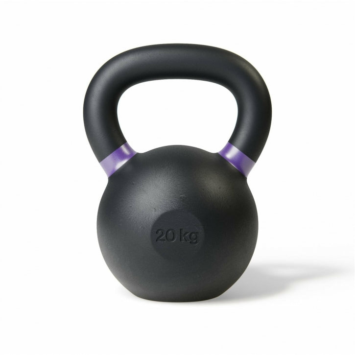 Gorilla Sports TRYM Kettlebell gietijzer zwart 20 kg