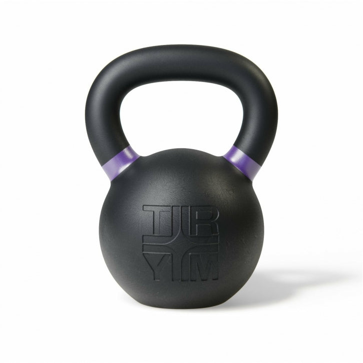 Gorilla Sports TRYM Kettlebell gietijzer zwart 20 kg