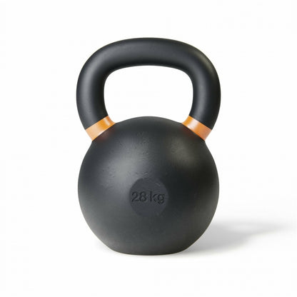 Gorilla Sports TRYM Kettlebell gietijzer zwart 28 kg